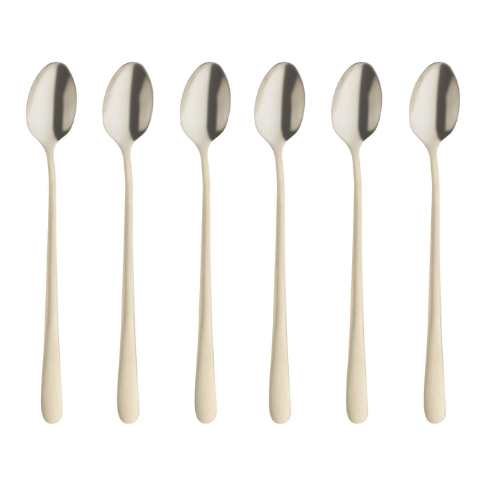 Amefa Austin Latte Lepels 6 st. - Champagne