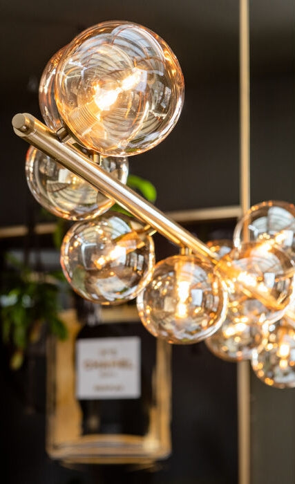 Kare Design Scala Balls Hanglamp B155 Cm - Messing