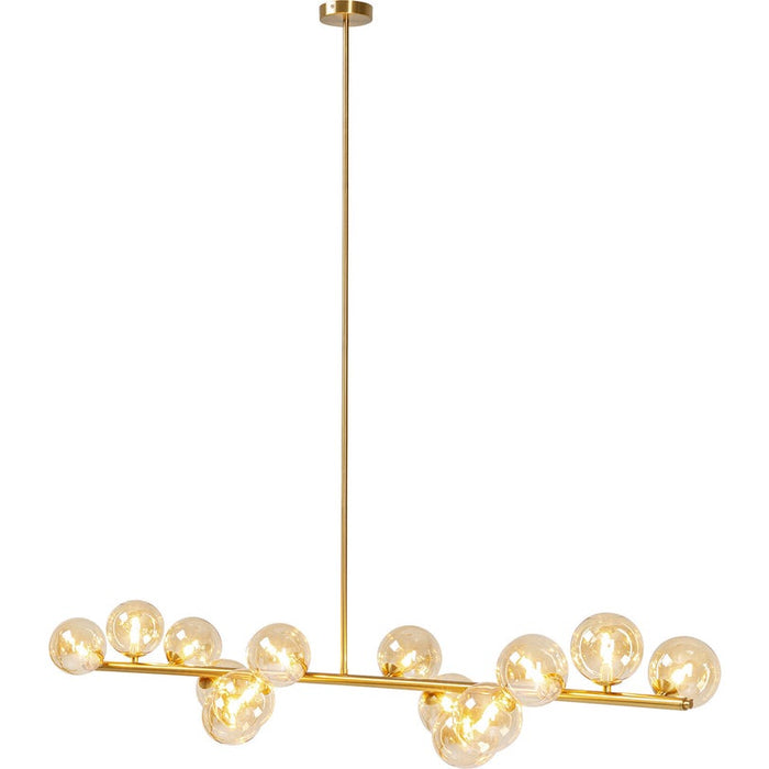 Kare Design Scala Balls Hanglamp B155 Cm - Messing