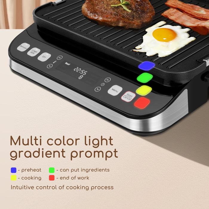 Taylor Swoden Aroma -Digitale Contactgrill-Grillplaat met LED-2000W