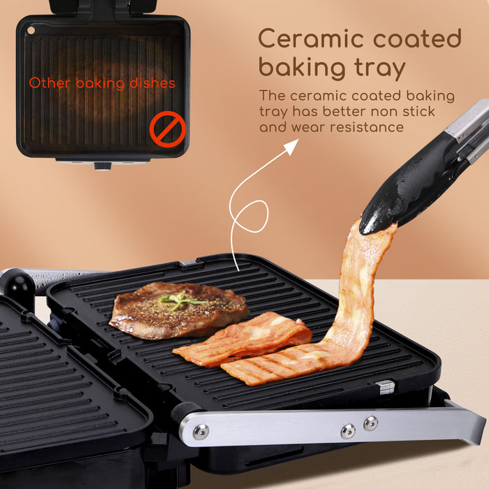 Taylor Swoden Aroma -Digitale Contactgrill-Grillplaat met LED-2000W