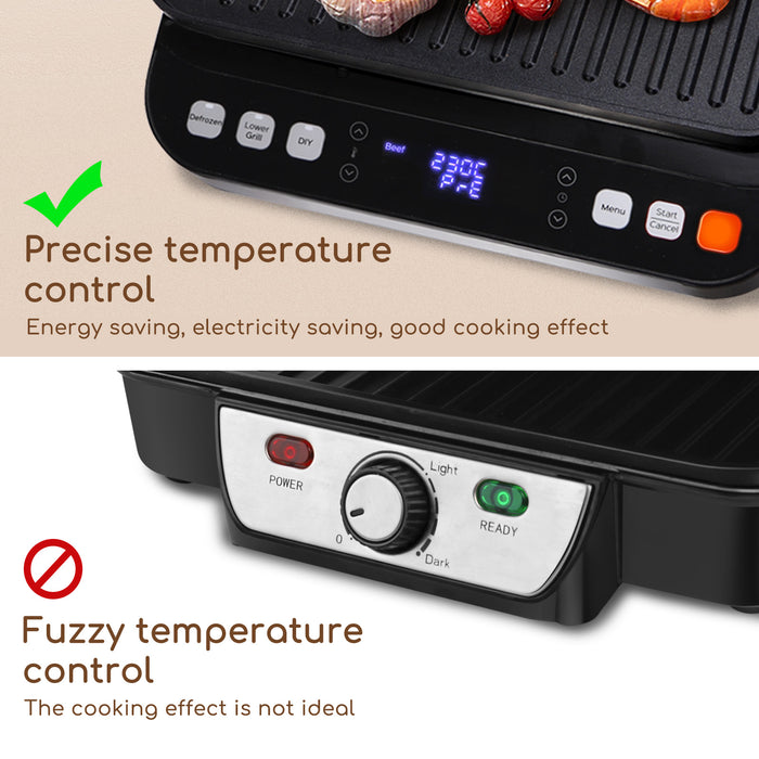 Taylor Swoden Aroma -Digitale Contactgrill-Grillplaat met LED-2000W