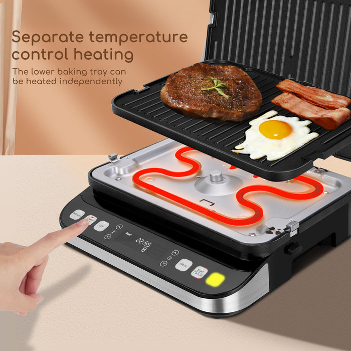 Taylor Swoden Aroma -Digitale Contactgrill-Grillplaat met LED-2000W