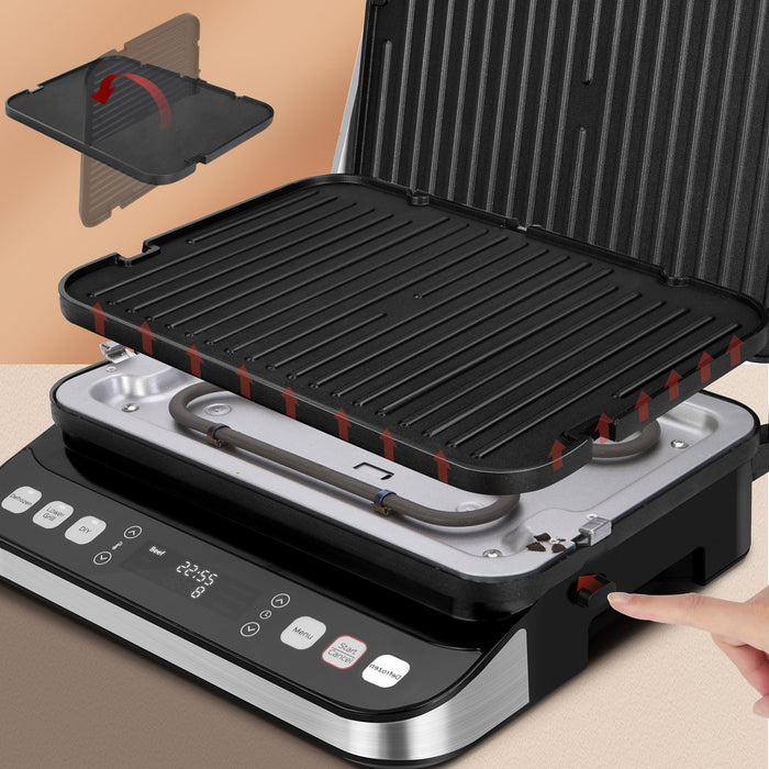 Taylor Swoden Aroma -Digitale Contactgrill-Grillplaat met LED-2000W