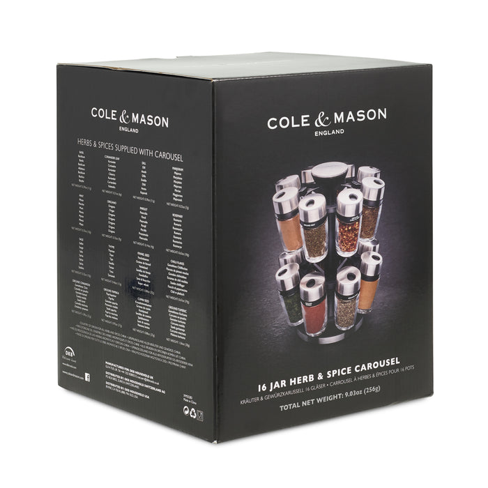 Cole & Mason Kruidenrek 16-delig