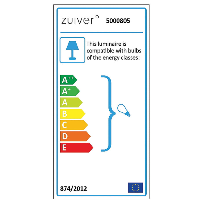 Zuiver Tripod Vloerlamp - Zwart / Naturel