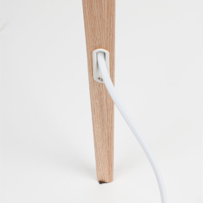 Zuiver Tripod Vloerlamp - Wit / Naturel