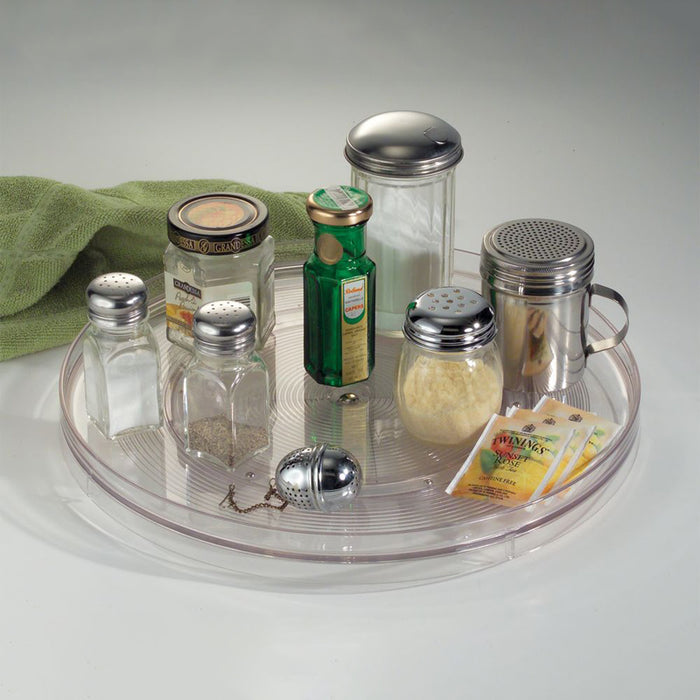 Lazy Susan Draaiplateau, 36.8 cm, Kunststof, Transparant - iDesign | L