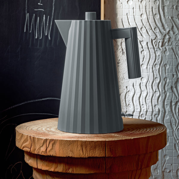 Alessi Plissé Waterkoker 1,7 L - Grijs
