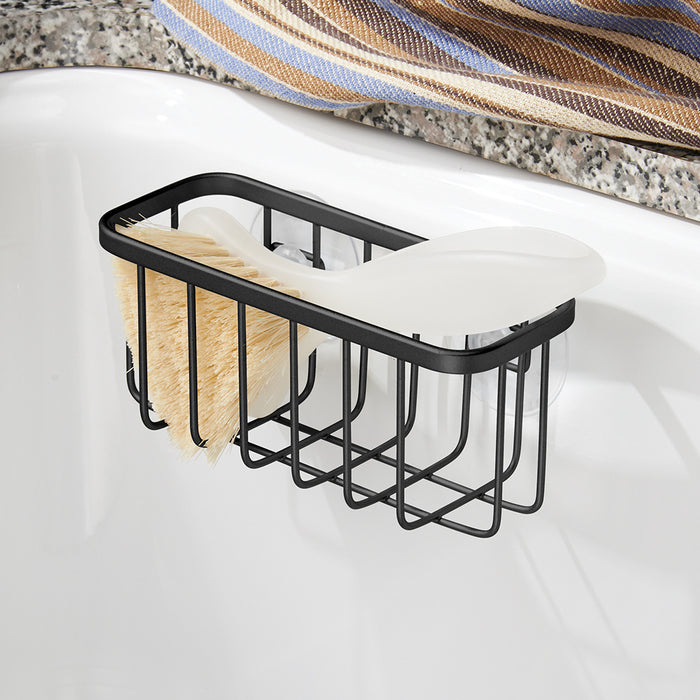 Gootsteen Caddy met Zuignappen, Mat Zwart - iDesign | Austin