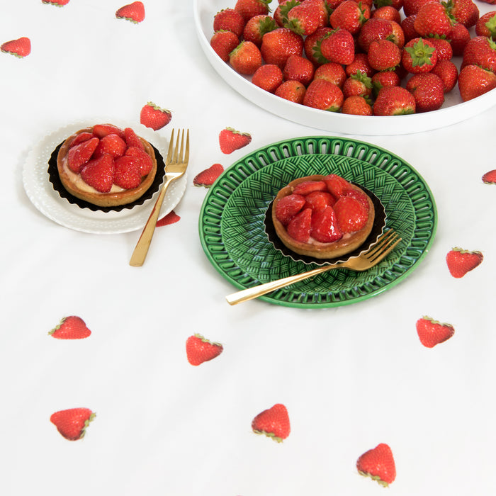 SNURK Strawberries Dekbedovertrek 140 x 200/220 cm