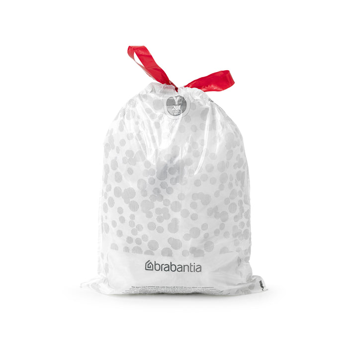 Brabantia Type Y PerfectFit Jaarverpakking Afvalzak 20 Liter - 120 Stuks
