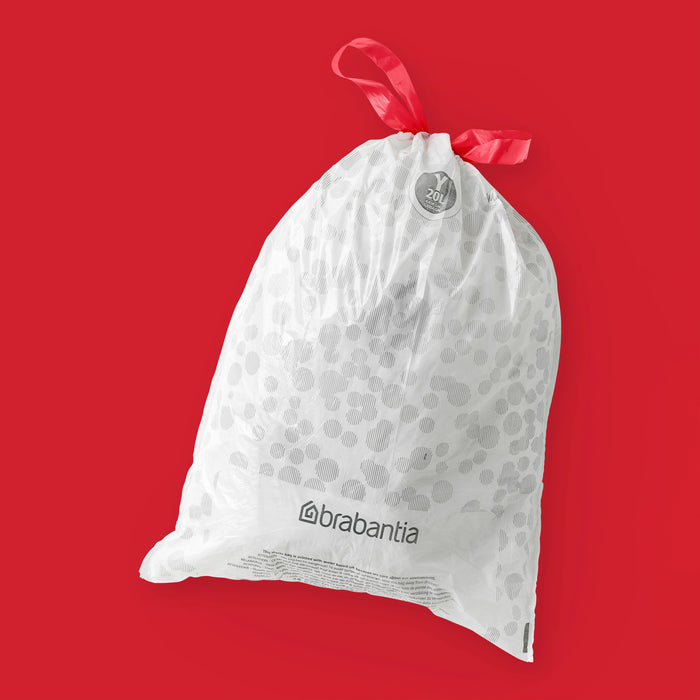 Brabantia Type Y PerfectFit Jaarverpakking Afvalzak 20 Liter - 120 Stuks