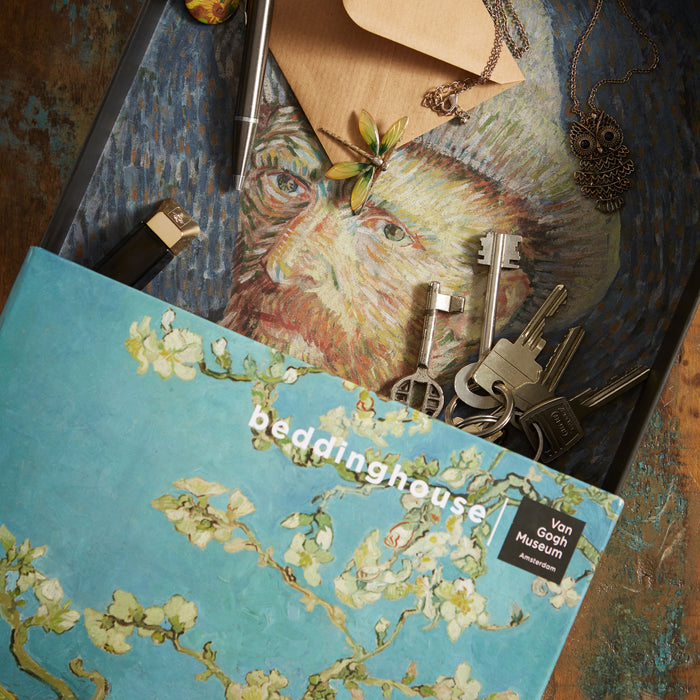 Beddinghouse x Van Gogh Museum Almond Blossom Dekbedovertrek 260 x 200/220 cm - Blauw