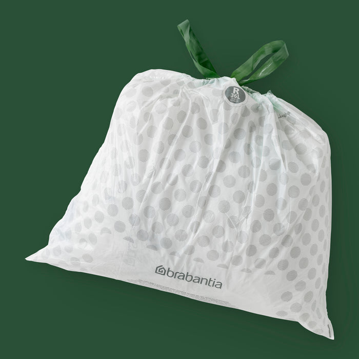 Brabantia Type R PerfectFit Jaarverpakking Afvalzak 36 Liter - 120 Stuks