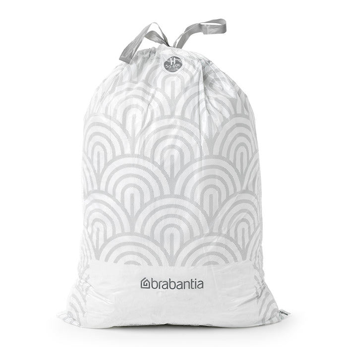 Brabantia Type H PerfectFit Jaarverpakking Afvalzak 50-60 Liter - 120 Stuks