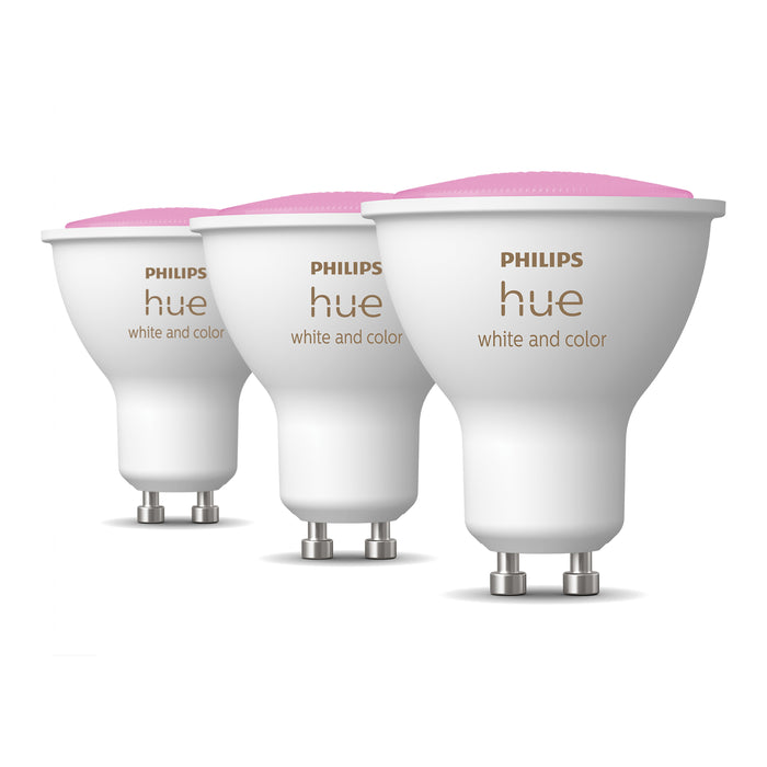Philips Hue White & Color Ambiance Lichtbron - GU10 - 3-pack