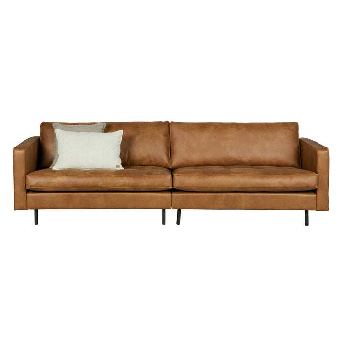 WOOOD Rodeo Classic 3-zitsbank - Eco-leder -  Cognac
