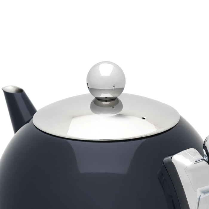 Bredemeijer Duet Bella Ronde Theepot 1,2 L - Oxford Blue
