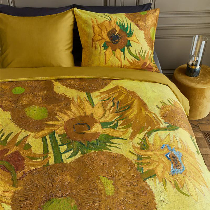 Beddinghouse x Van Gogh Museum Tournesol Dekbedovertrek 200 x 200/220 cm - Geel
