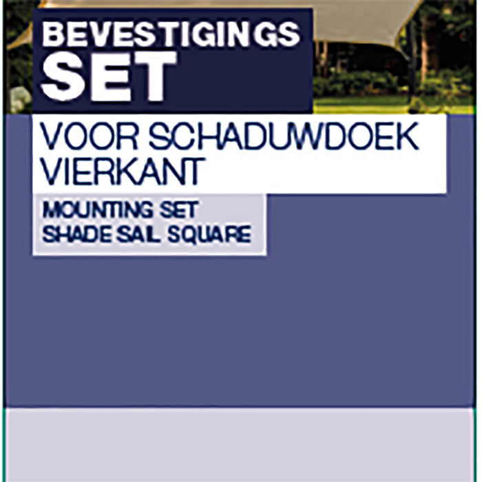 Nesling Bevestigingsset Schaduwdoek - Vierkant|Rechthoek