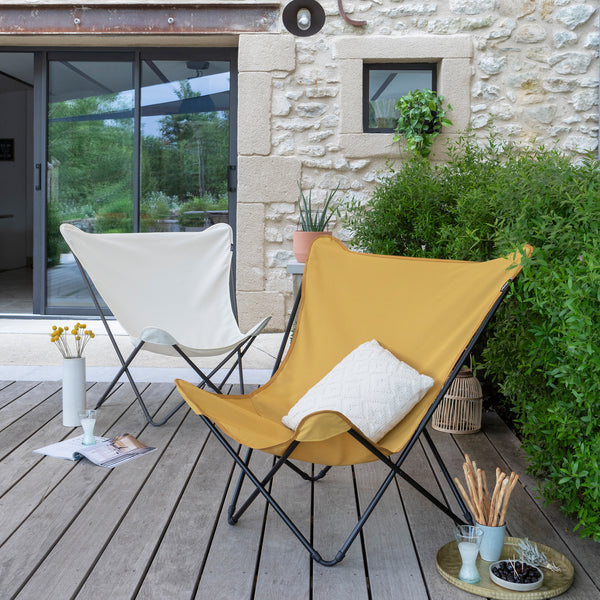 Lafuma Maxi Pop Up XL Loungestoel - Curry