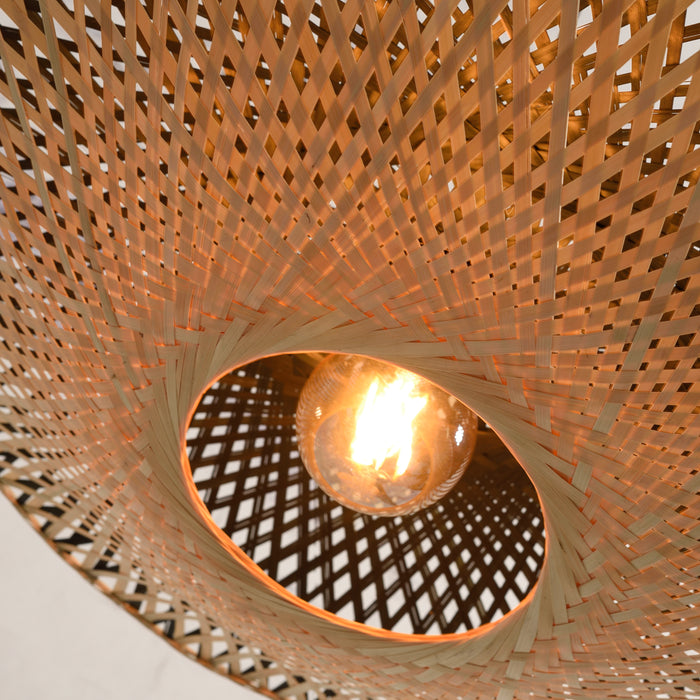 GOOD&MOJO Kalimantan Wandlamp Rond - Ø60cm - Naturel