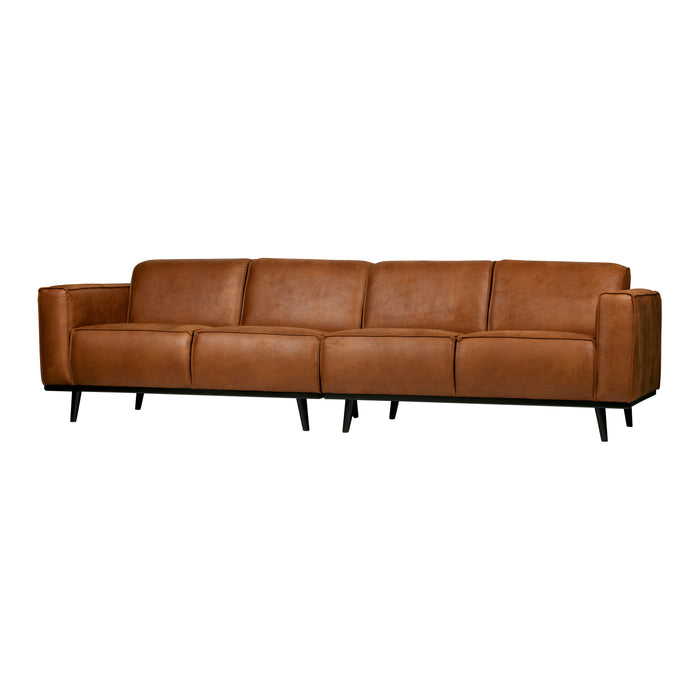 WOOOD Statement 4-zitsbank - Eco-leder - Cognac
