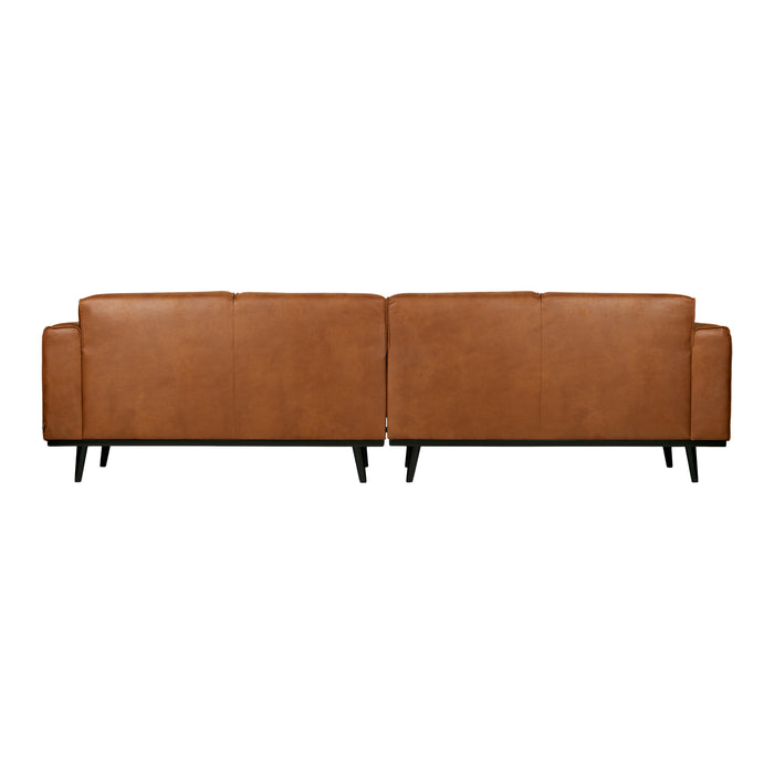 WOOOD Statement 4-zitsbank - Eco-leder - Cognac