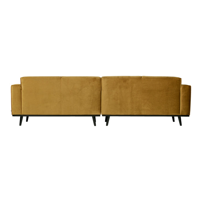 WOOOD Statement 4-zitsbank - Fluweel - Honey Yellow