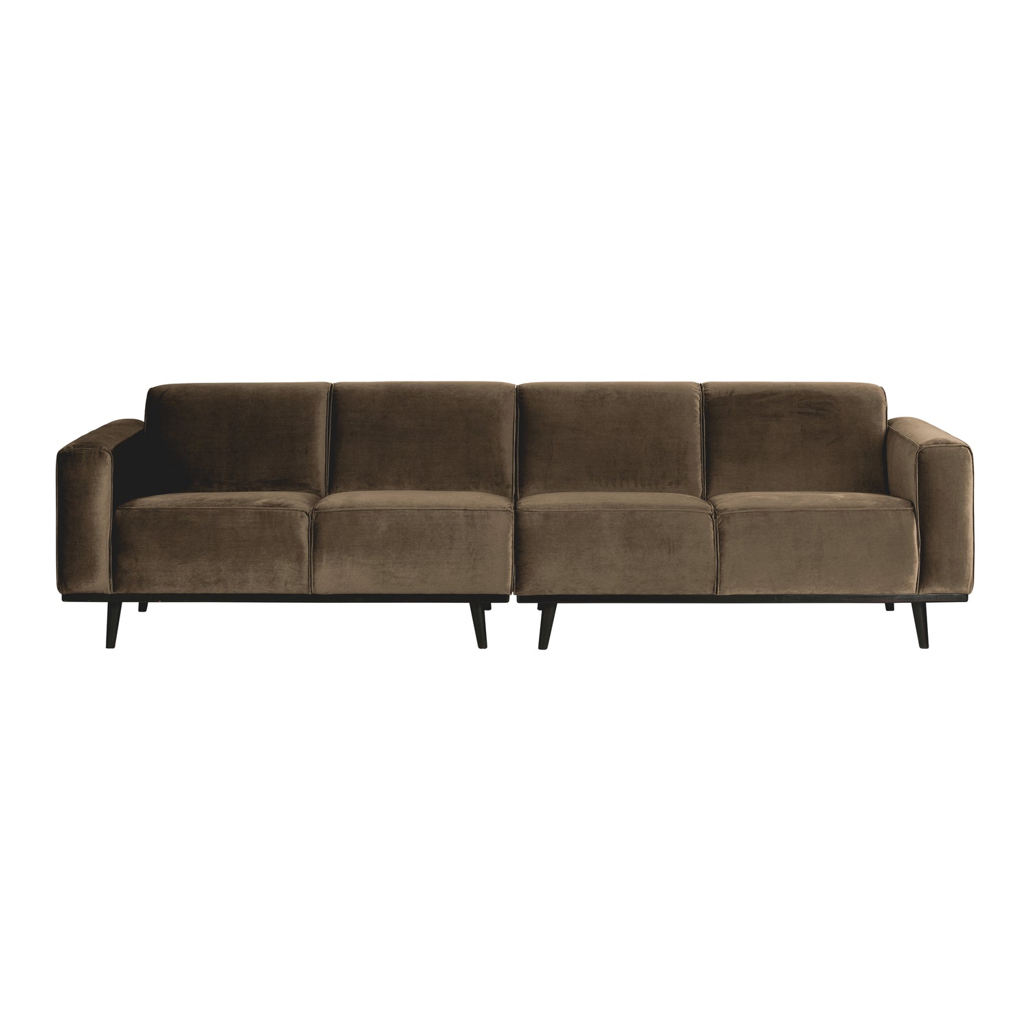 WOOOD Statement 4-zitsbank - Fluweel - Taupe
