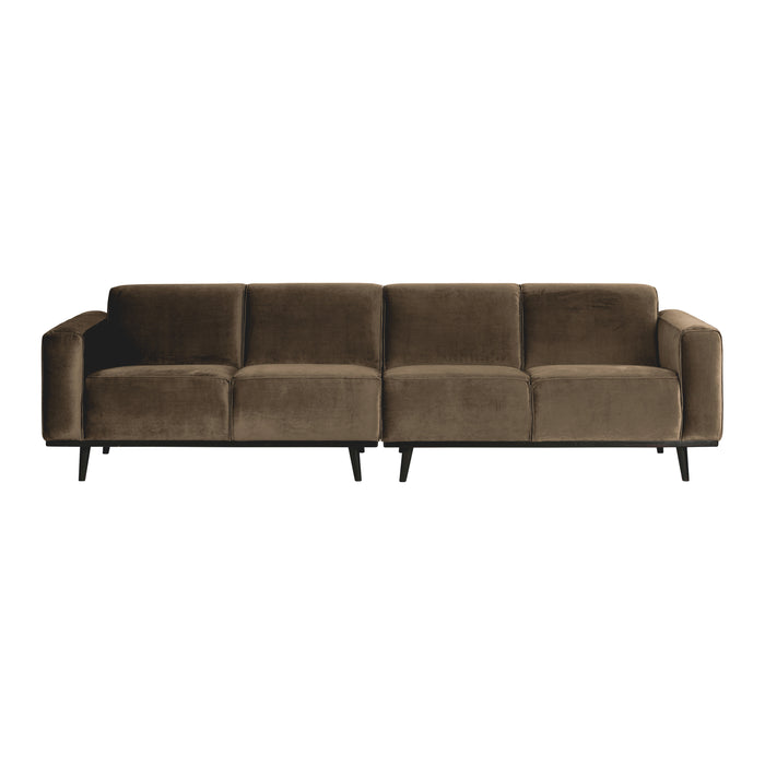 WOOOD Statement 4-zitsbank - Fluweel - Taupe