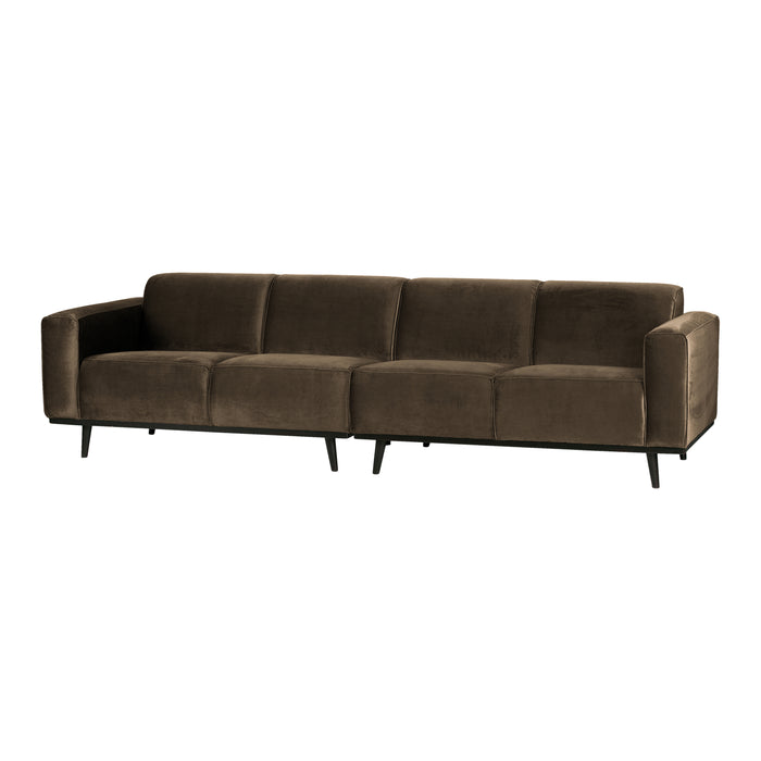 WOOOD Statement 4-zitsbank - Fluweel - Taupe
