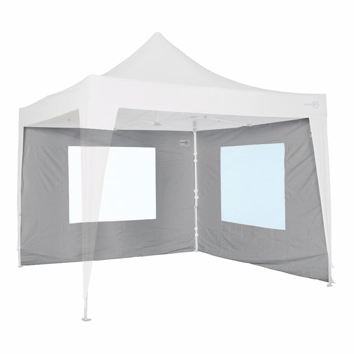 Bo-Camp Zijwand met raam voor partytent 3x3 m grijs