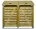 Intergard - Kliko ombouw containerberging dubbel 155x122x90cm
