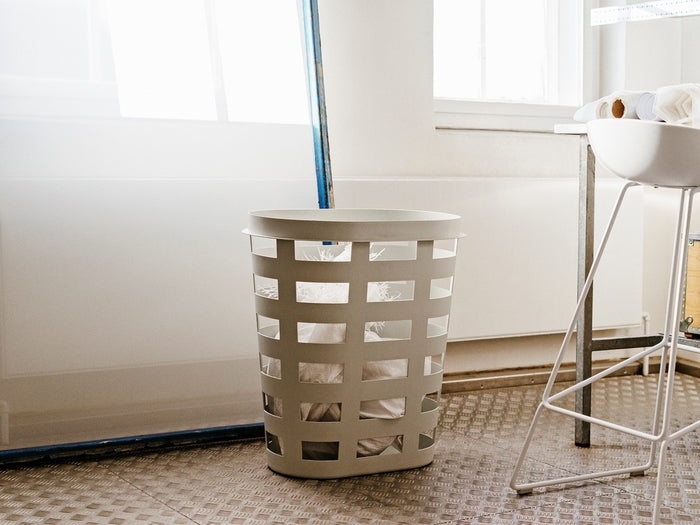 HAY Laundry Basket Wasmand L - Lichtgrijs