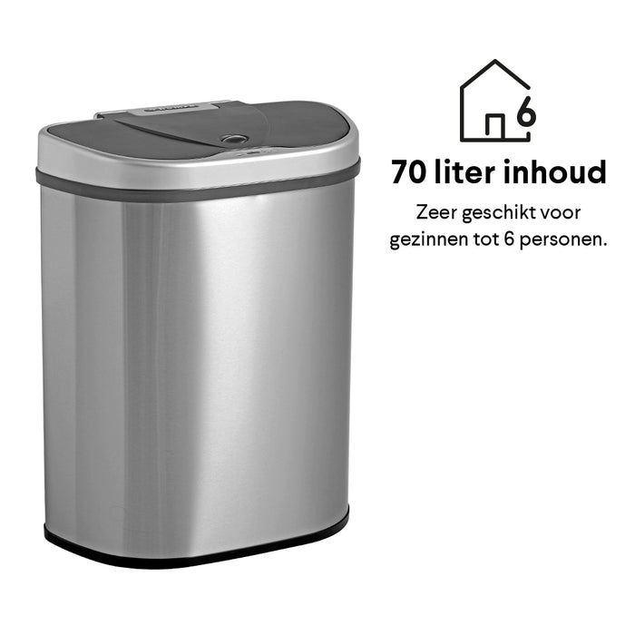 Homra Qubix Sensor Afvalemmer 70 Liter (2x35 Liter)
