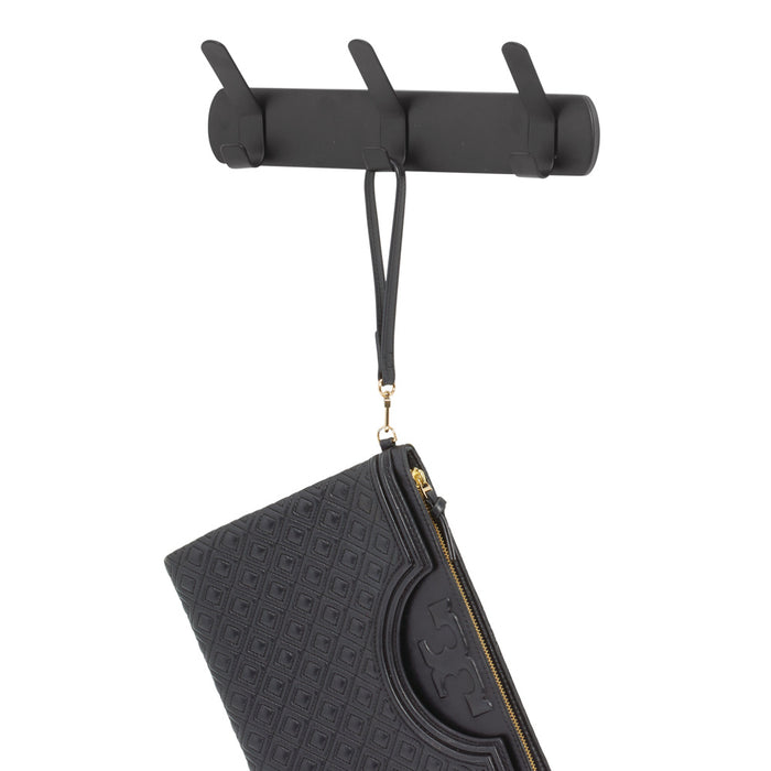 iDesign Kapstok wand - Zwart - Kapstok - 5 haken
