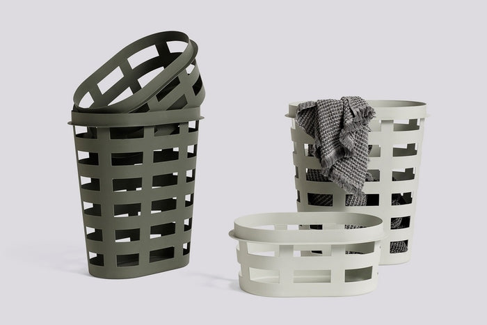HAY Laundry Basket Wasmand S - Lichtgrijs