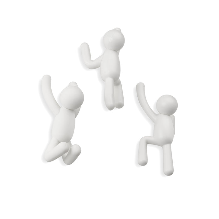 Umbra Buddy Kapstokhaken - Set van 3 - Wit