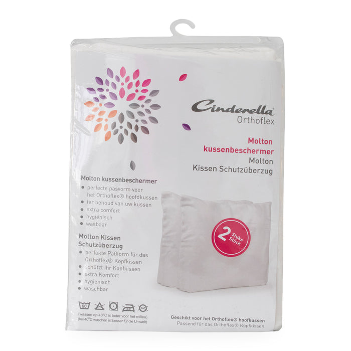 Cinderella Molton Kussensloop Voor Orthoflex - Set van 2