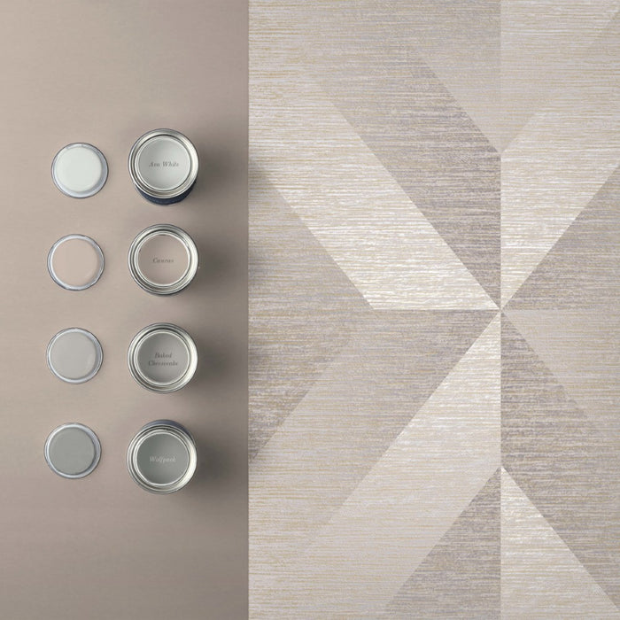 Graham & Brown vliesbehang Atelier Geo Stone grijs