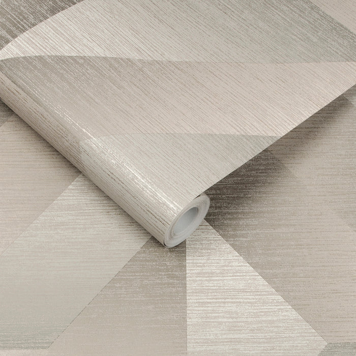 Graham & Brown vliesbehang Atelier Geo Stone grijs
