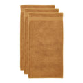 Beddinghouse Sheer Handdoek 60 x 110 cm - Okergeel - Set van 3