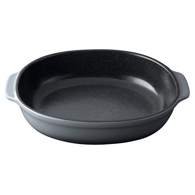 BergHOFF - Ovenschaal Ovaal 33.5 cm x 24.5 cm - Zwart - BergHOFF | Gem