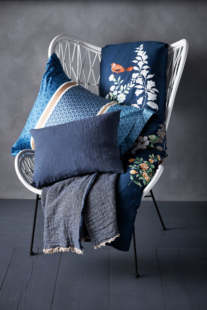 Vandyck - Dekbedovertrek PURITY 79 Nightblue 240x220 cm (linnen | kato