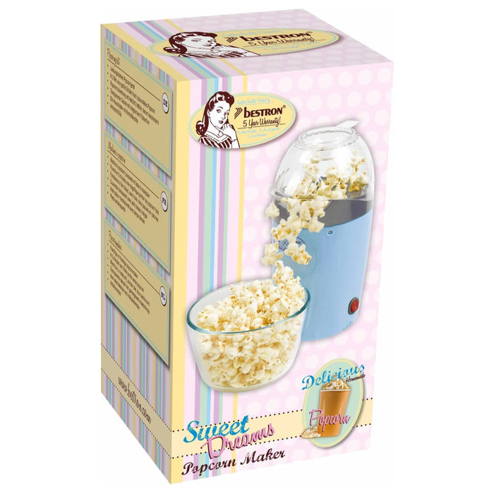 Bestron Popcornmaker APC1007 1200 W blauw