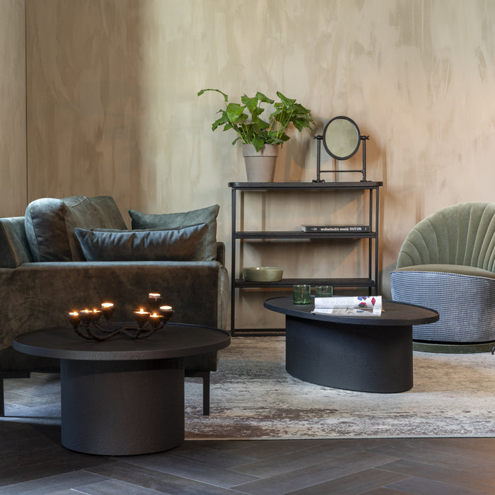 Dutchbone Winston Salontafel Ovaal - Zwart