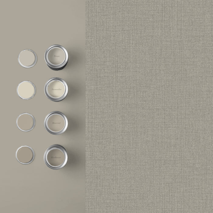 Graham & Brown - Vliesbehang - Linen Beige - 10mx52cm