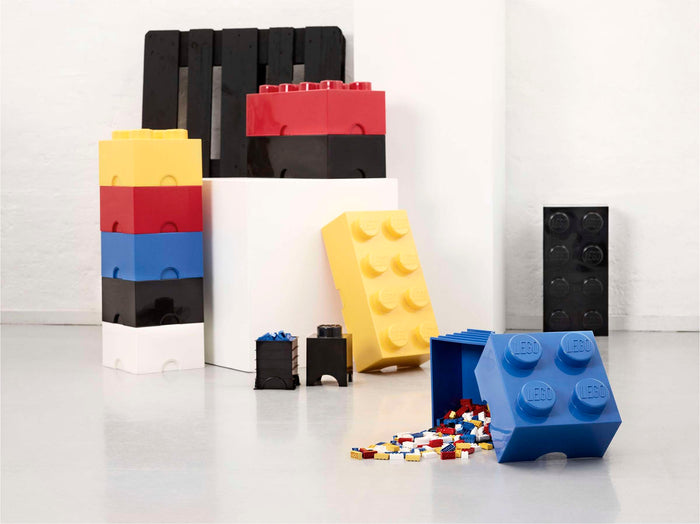 LEGO - Opbergbox Brick 4, Geel - LEGO